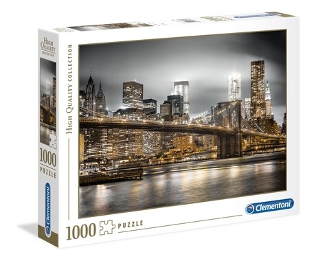 CLEMENTONI - Puzzle New York Skyline - 1000 pièces - High Quality Collection