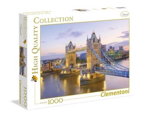 CLEMENTONI - Puzzle Tower Bridge - 1000 pièces - High Quality Collection