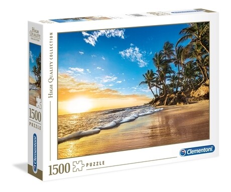 CLEMENTONI - Puzzle Tropical sunrise - 1500 pièces - High Quality Collection