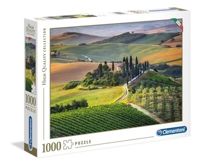 CLEMENTONI - Puzzle Tuscany - 1000 pièces - High Quality Collection