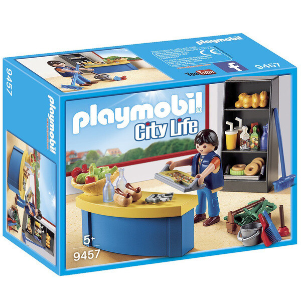 Playmobil City Life - Surveillant avec boutique