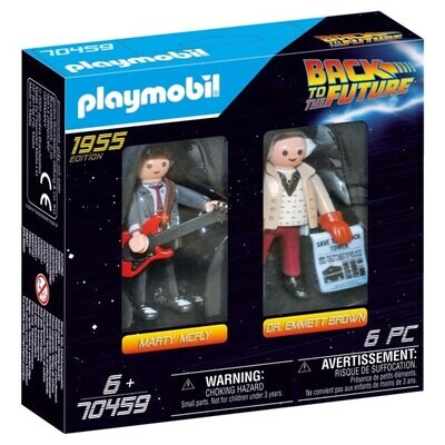 Playmobil Retour vers le futur - Marty & Doc