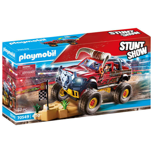 Playmobil Stuntshow - Stuntshow 4x4 de cascade Taureau