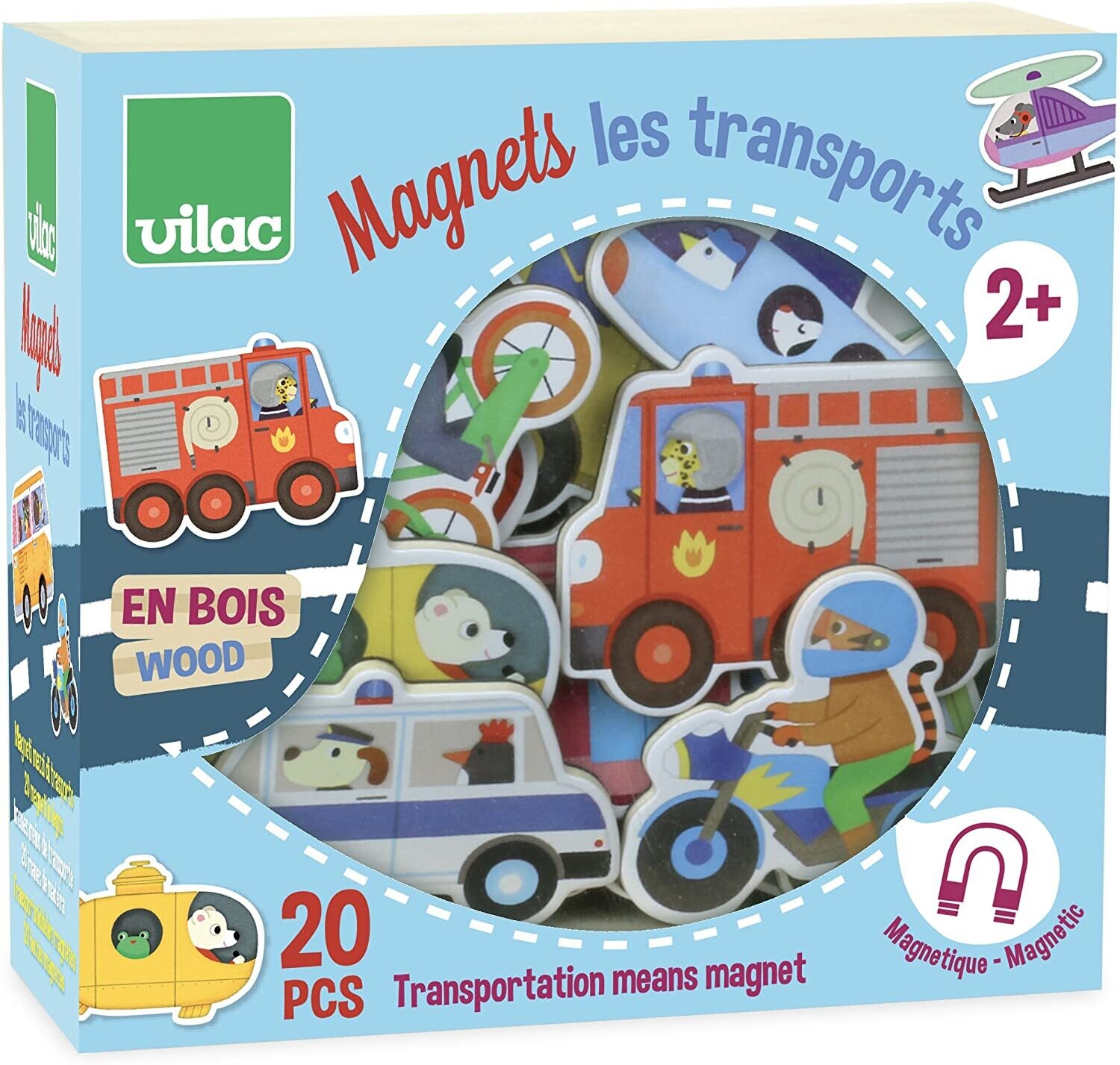 Vilac -  Magnet les Transports