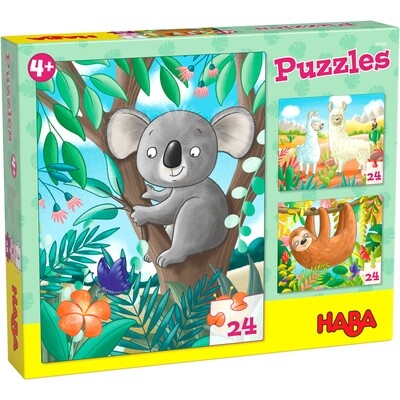 HABA - Puzzles Koala, paresseux, etc.