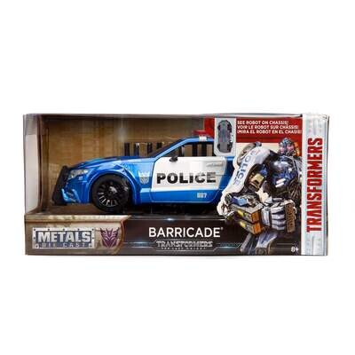JADA - FORD MUSTANG COUPE 2016 "TRANSFORMERS 5 - BARRICADE - POLICE" (1:24)
