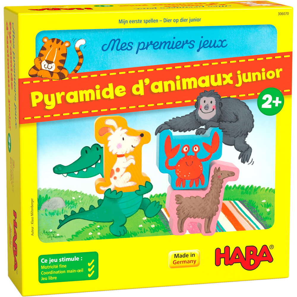 HABA - Mes premiers jeux – Pyramide d’animaux junior