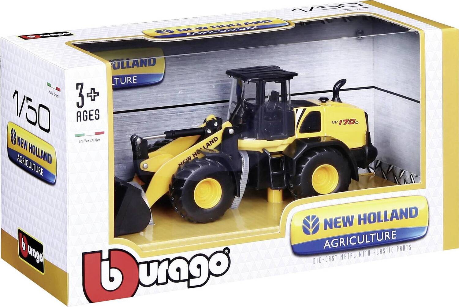 Bburago - NEW HOLLAND W170D CHARGEUSE