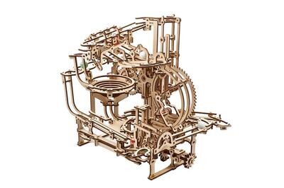 Parcours à Billes avec Gradins UGEARS – Puzzle 3D Mécanique en bois
