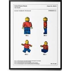 Affiche de brevet - Figurines LEGO