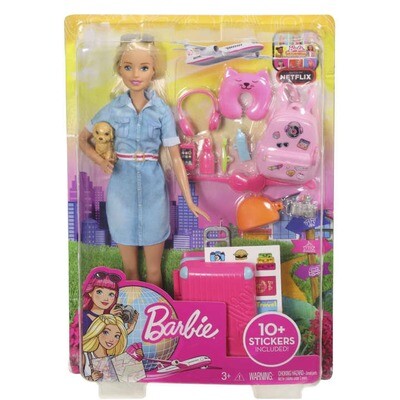BARBIE -  Coffret Barbie voyage