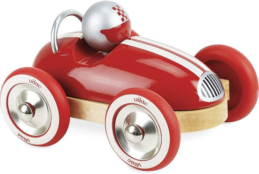 Vilac - Roadster vintage rouge en bois