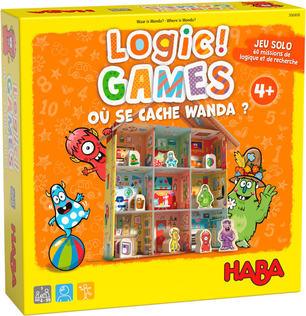 HABA - Logic! GAMES - Où se cache Wanda ?