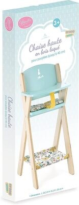 PETITCOLLIN -  Chaise haute pour poupée