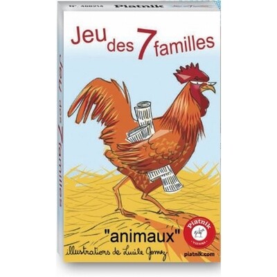 PIATNIK- JEU DES 7 FAMILLES - ANIMAUX FERME