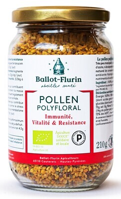 Pollen polyfloral dynamisé - 210g