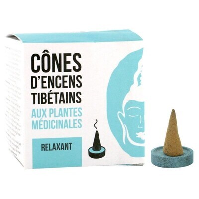 Encens tibétain relaxant - 12 cônes