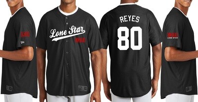 PERSONALIZED Lone Star New Era Full Button Jersey (Choose Pickup On Checkout. Product will be delivered).