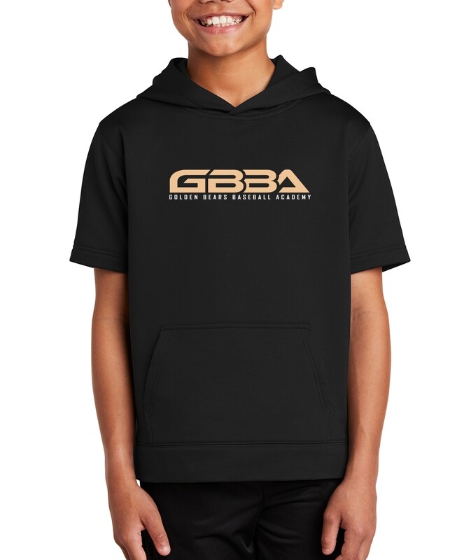 Youth GBBA SportTek Performance Short Sleeve Hoodie