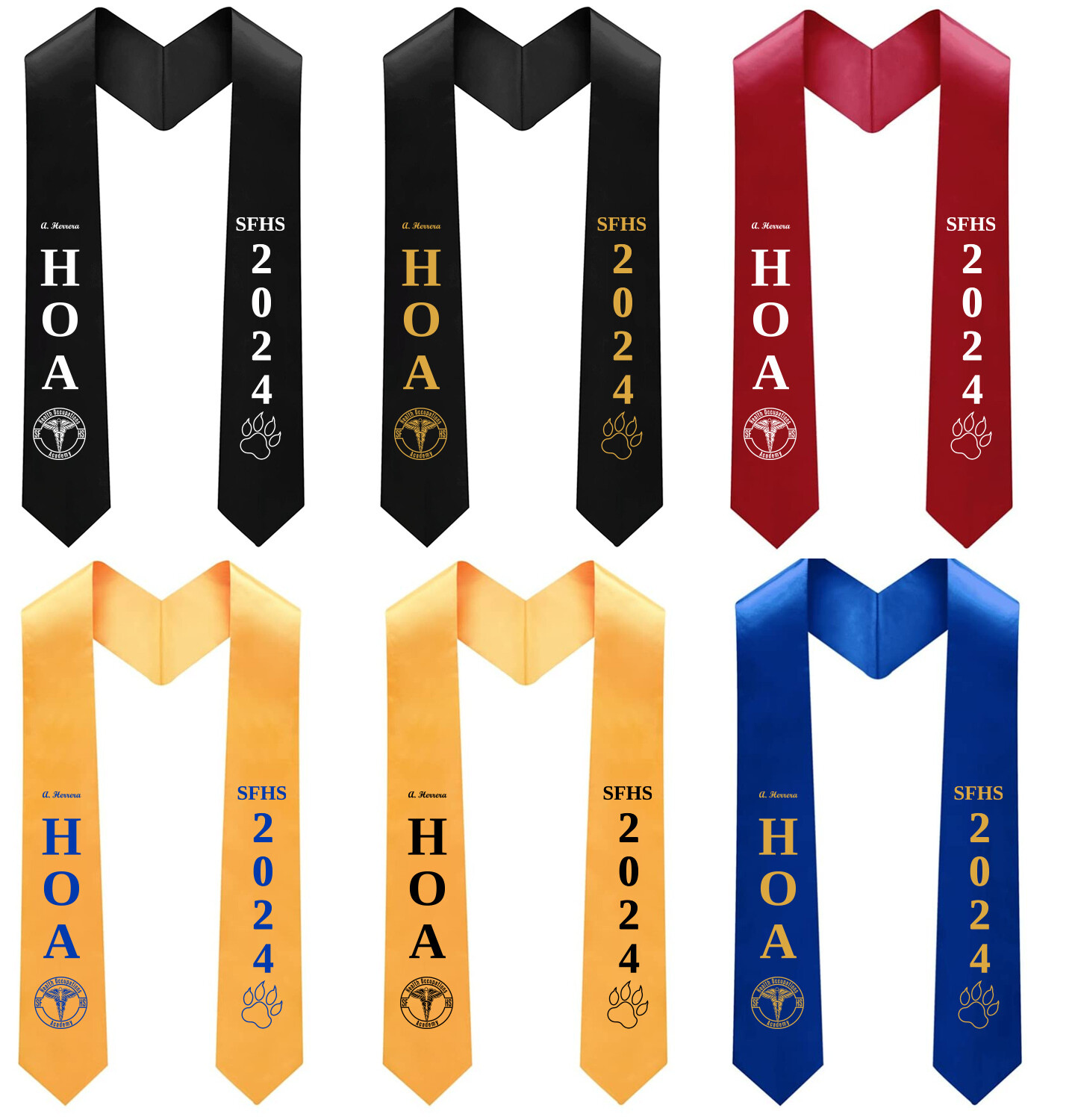 SFHS HOA 2025 Grad Stole