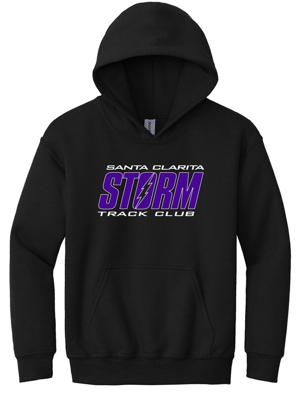 Youth Heavy Blend Hoodie - Black