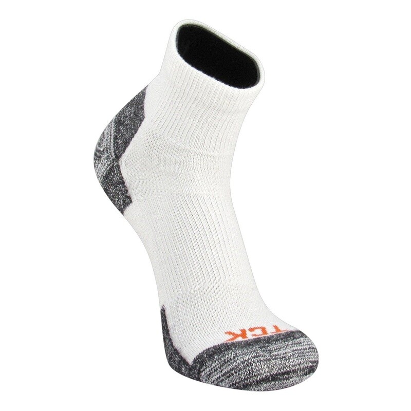 TCK Quarter Length Socks - White
