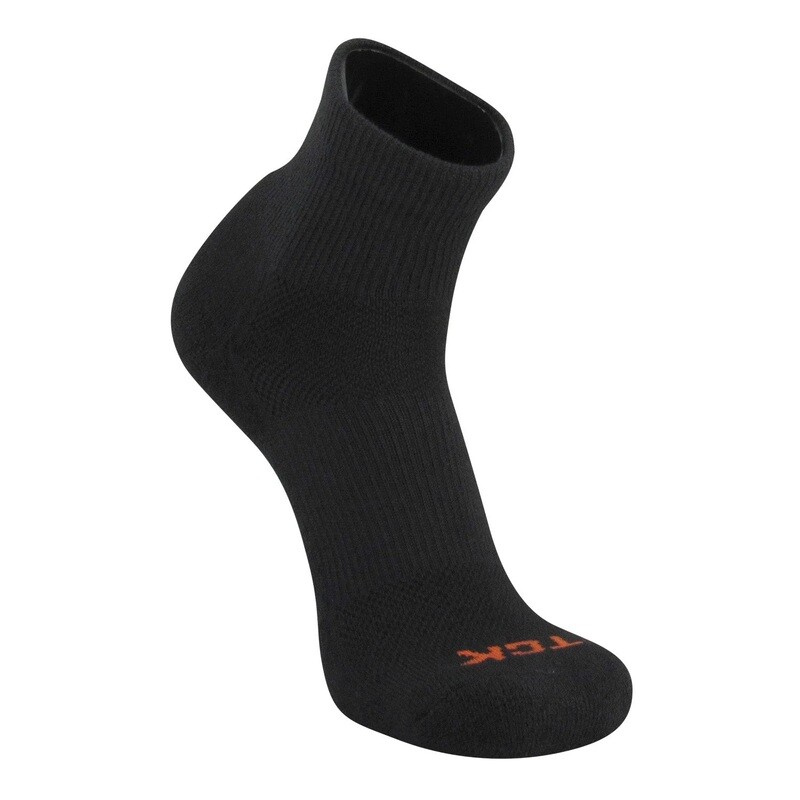 TCK Quarter Length Socks - Black