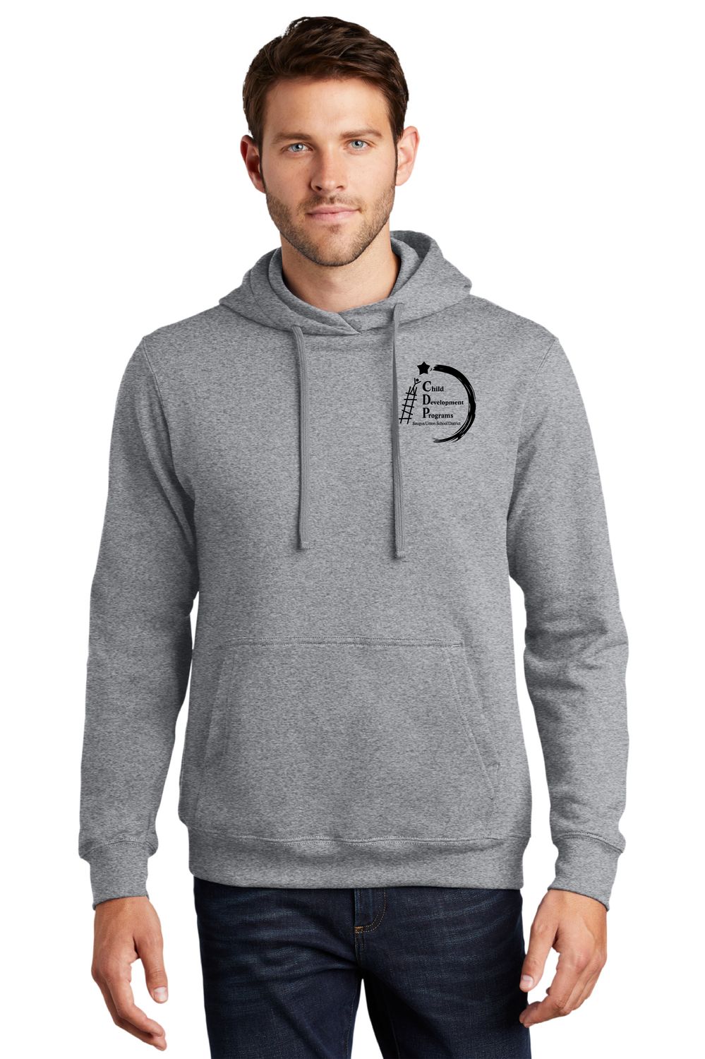 CDP STAFF Port &amp; Company® Fan Favorite™ Fleece Pullover Hoodie Athletic Heather