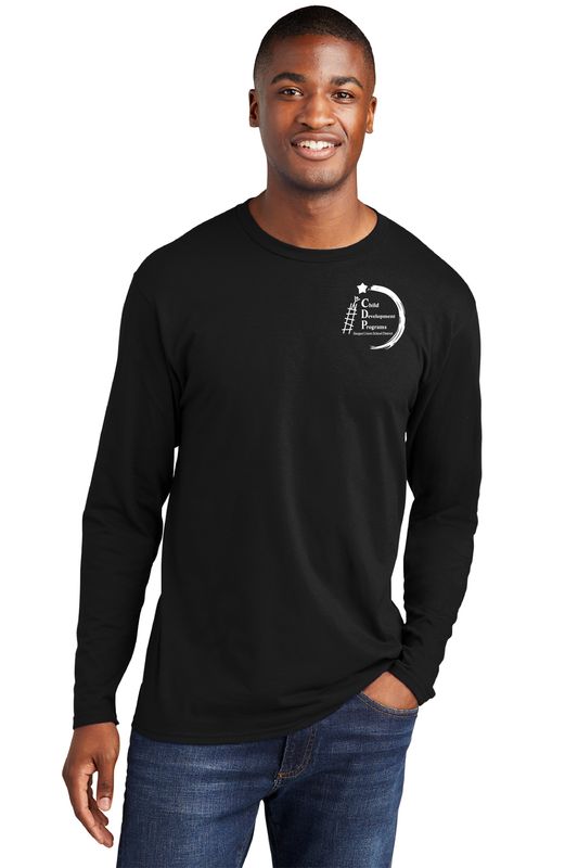 CDP STAFF Port &amp; Company® Long Sleeve Fan Favorite™ Tee Black
