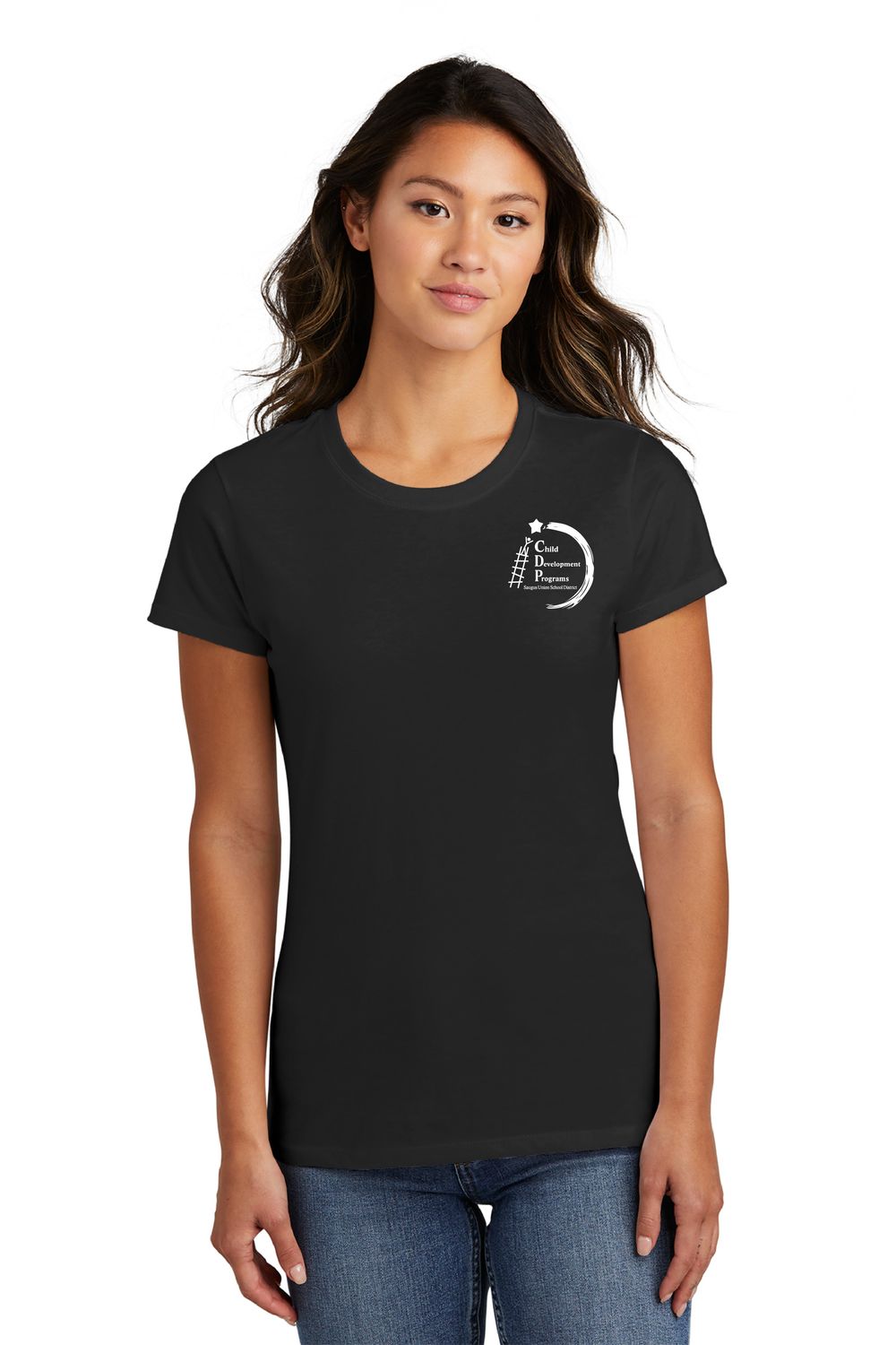 CDP STAFF Port &amp; Company® Ladies Fan Favorite™ Tee Jet Black