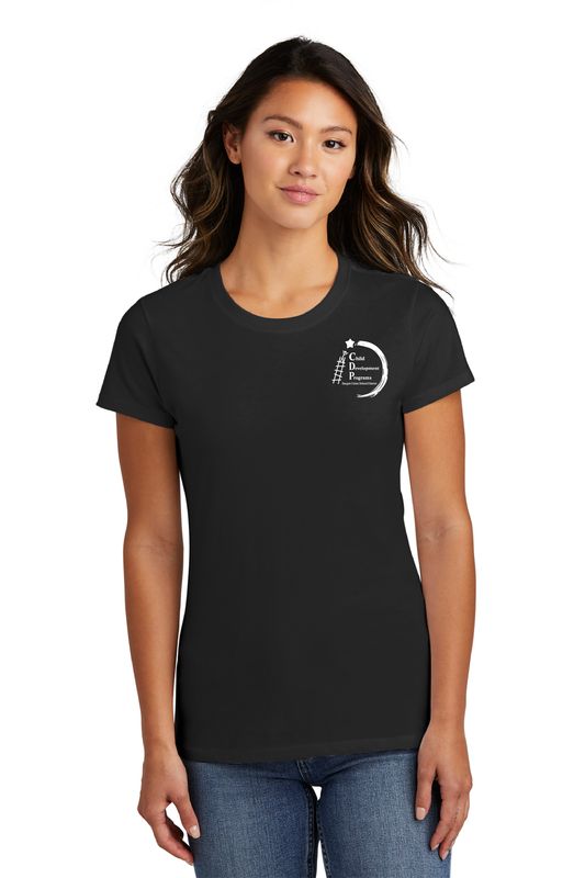 CDP STAFF Port &amp; Company® Ladies Fan Favorite™ Tee Jet Black