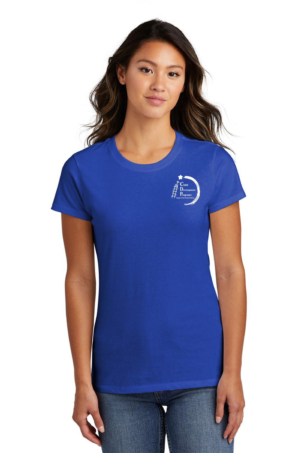 CDP STAFF Port &amp; Company® Ladies Fan Favorite™ Tee Royal Blue