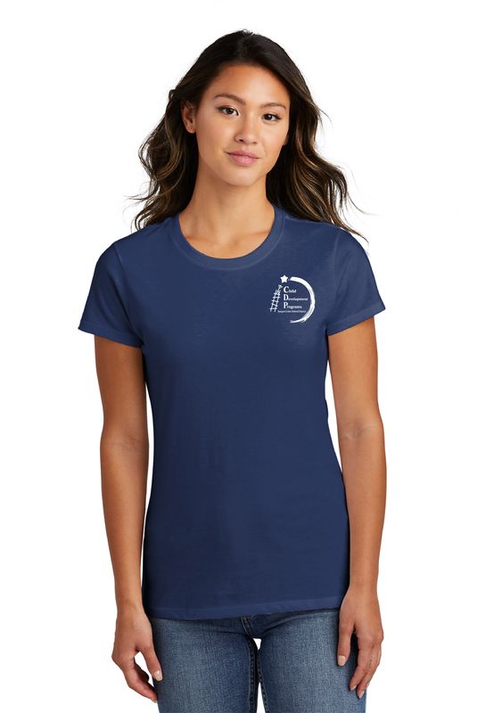 CDP STAFF Port &amp; Company® Ladies Fan Favorite™ Tee Navy Blue