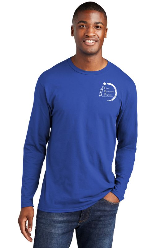 CDP STAFF Port &amp; Company® Long Sleeve Fan Favorite™ Tee Royal Blue