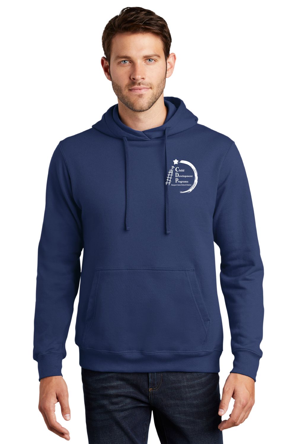 CDP STAFF Port &amp; Company® Fan Favorite™ Fleece Pullover Hoodie Navy Blue
