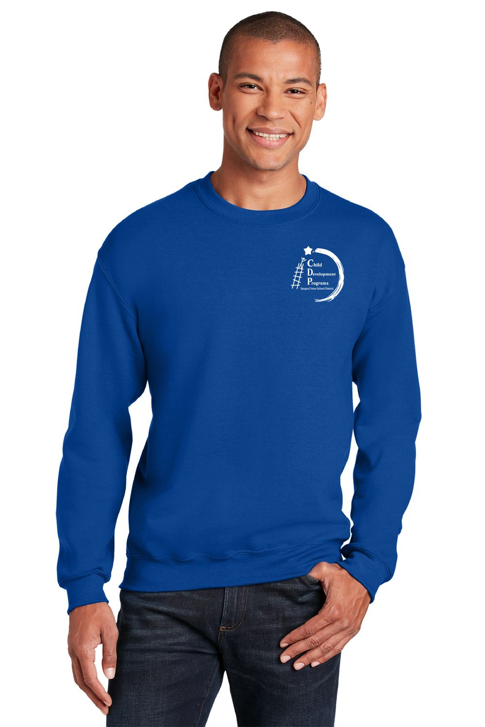 CDP STAFF Gildan® - Heavy Blend™ Crewneck Sweatshirt Royal Blue