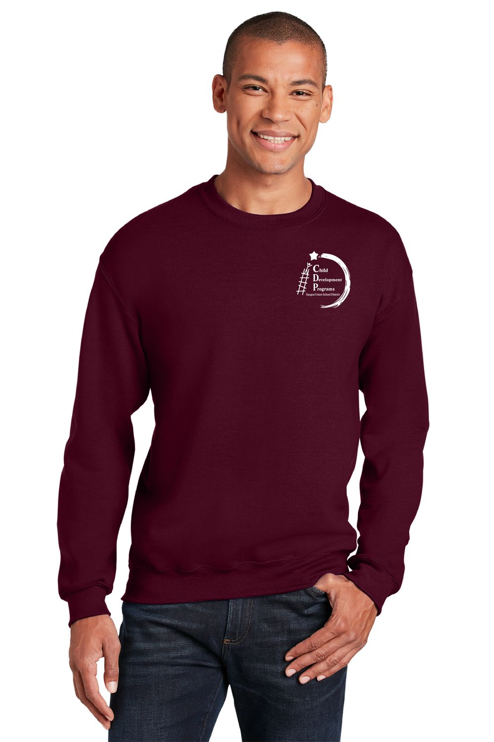 CDP STAFF Gildan® - Heavy Blend™ Crewneck Sweatshirt Maroon