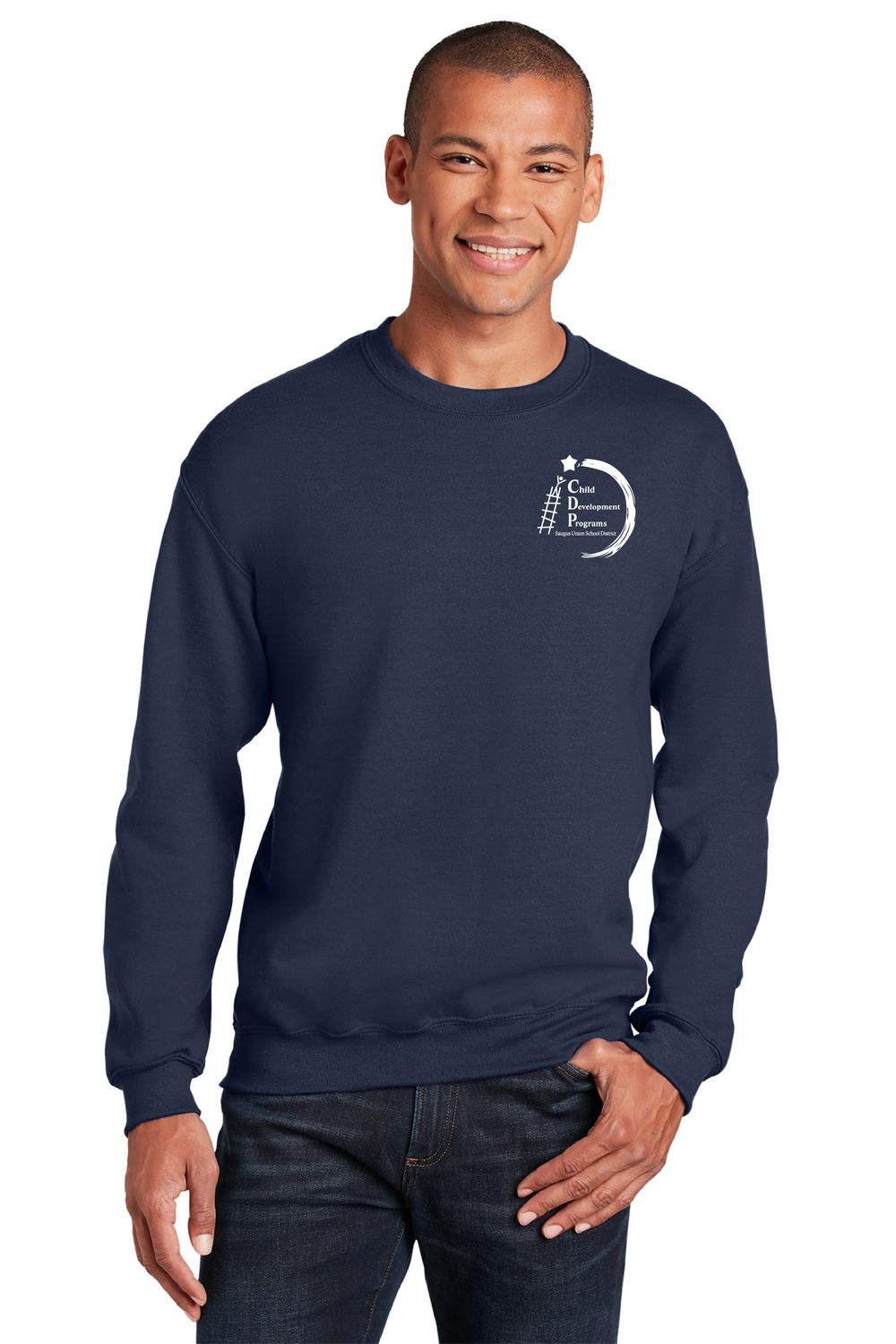 CDP STAFF Gildan® - Heavy Blend™ Crewneck Sweatshirt Navy Blue