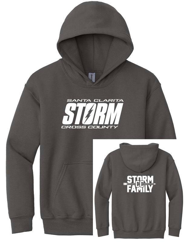 Youth Heavy Blend Hoodie - Grey
