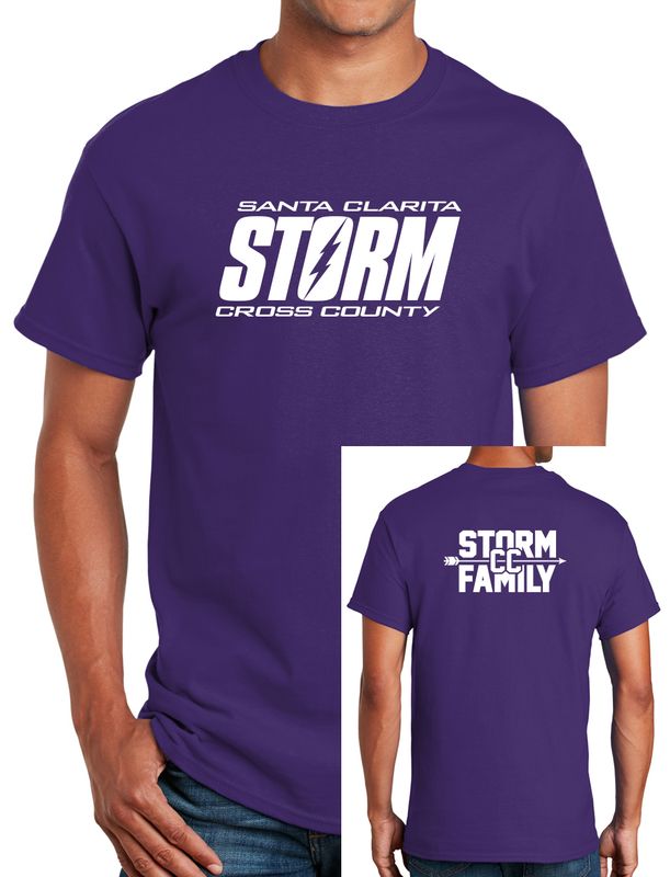 Adult Cotton T-Shirt - Purple