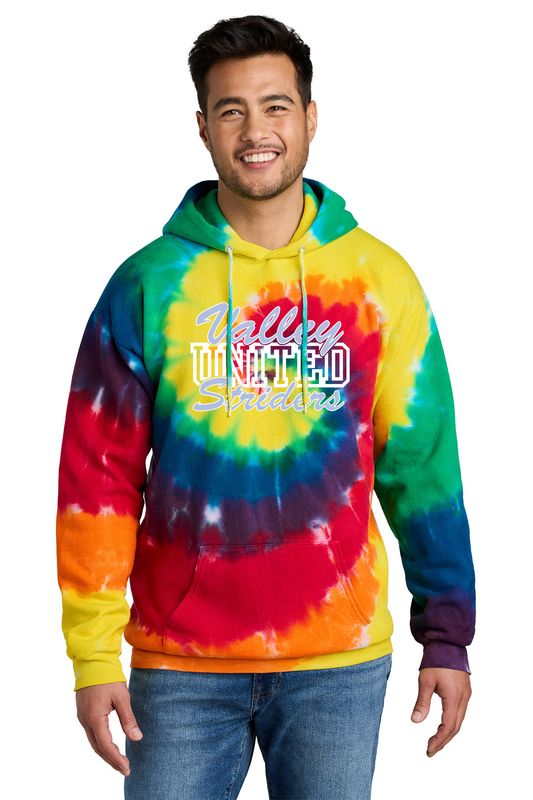 Tie-Dye Pullover Hooded - Rainbow