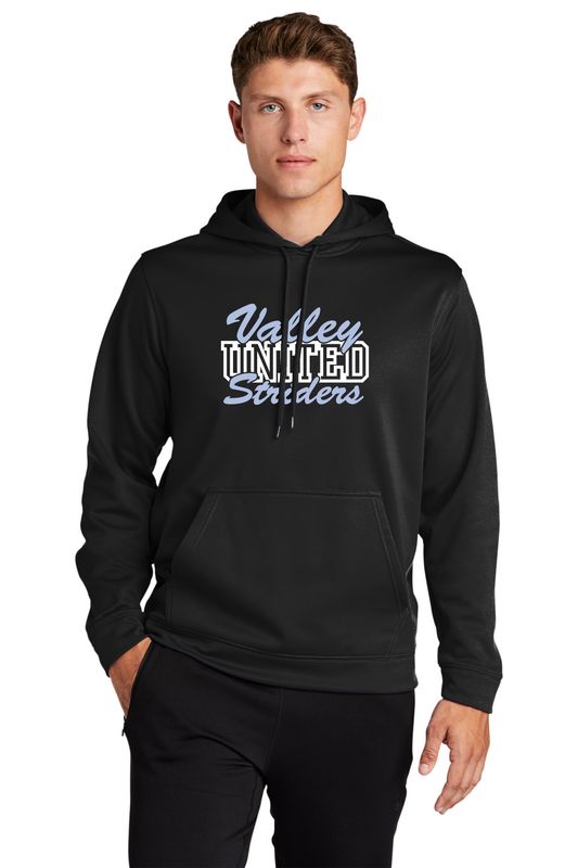 Sport-Tek Sport-Wick Fleece Hooded Pullover Black