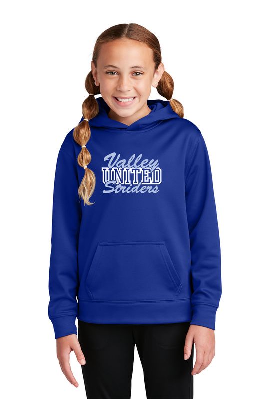 Youth Sport Tek Sport-Wick Fleece Hooded Pullover Black