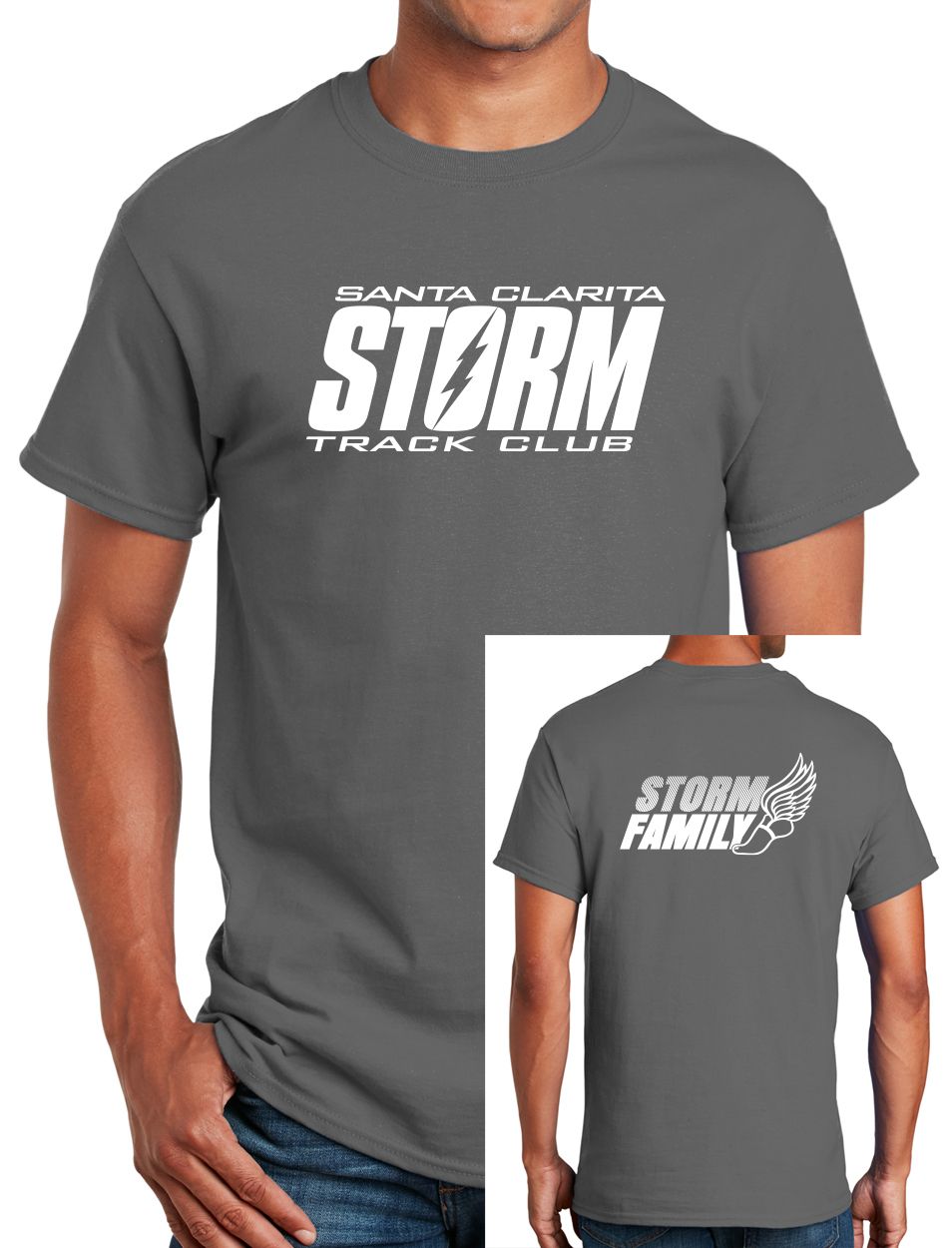 Adult Cotton T-Shirt - Grey