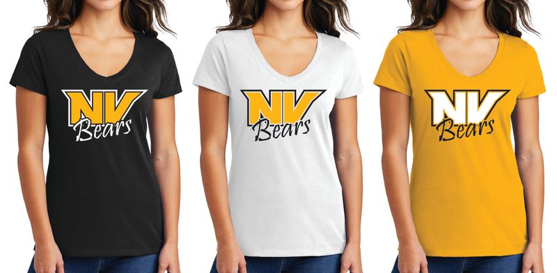 Port &amp; Co™ Women&#39;s Fan Favorite™ V-Neck Tee