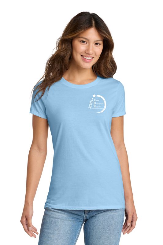 CDP STAFF Port &amp; Company® Ladies Fan Favorite™ Tee Light Blue