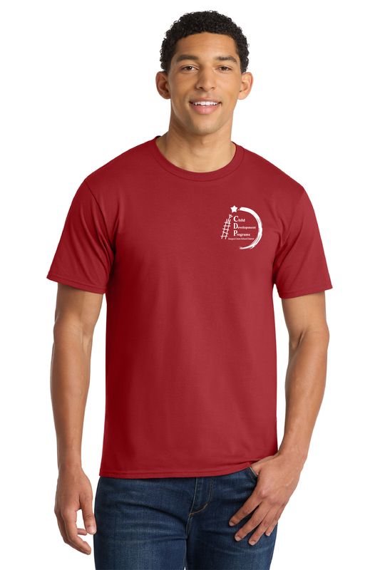 CDP STAFF Port &amp; Company® Fan Favorite™ Tee Bright Red (Physical Tee is a bright red)