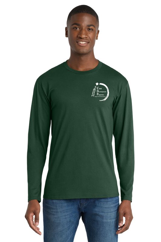 CDP STAFF Port &amp; Company® Long Sleeve Fan Favorite™ Tee Forest Green
