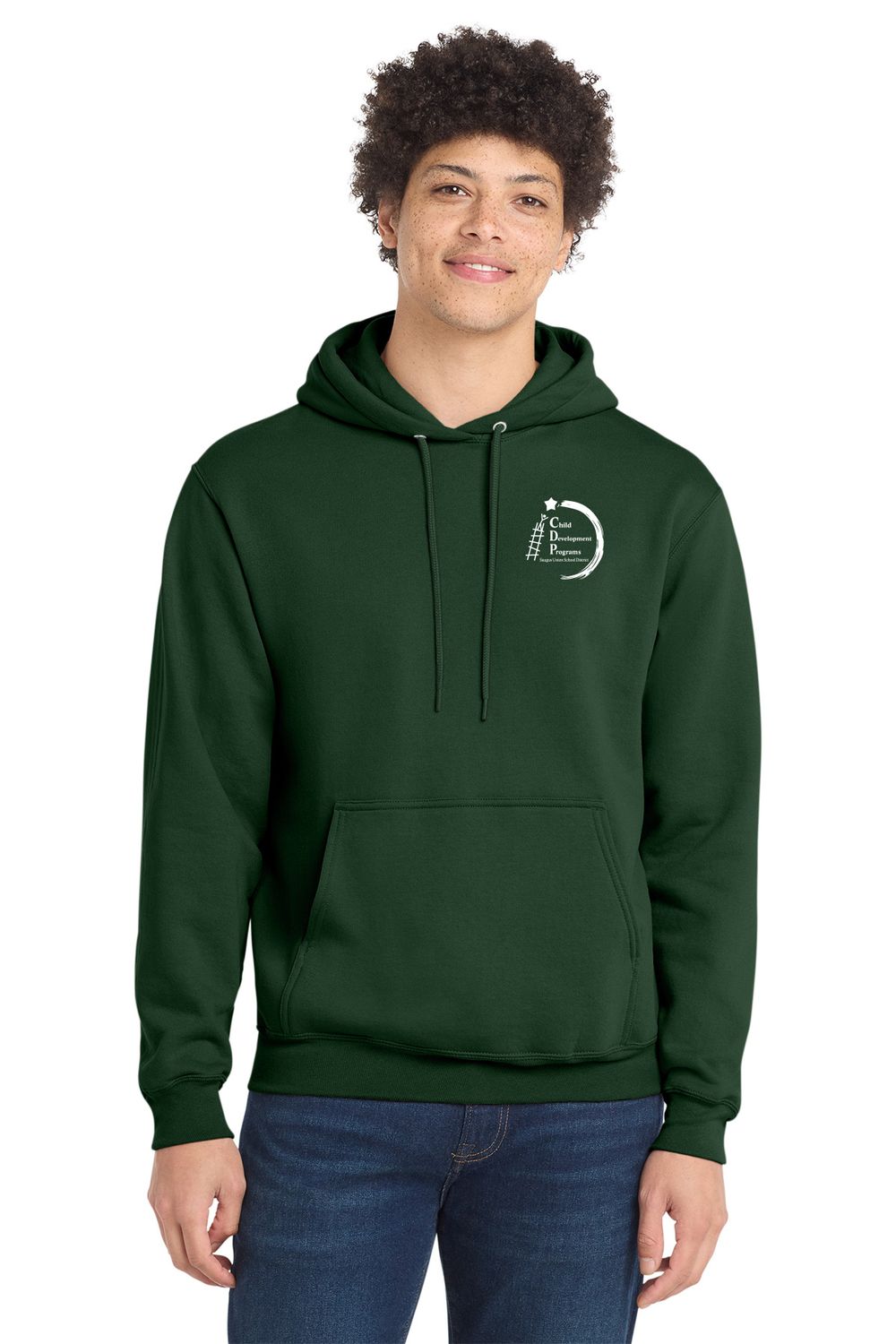 CDP STAFF Port &amp; Company® Fan Favorite™ Fleece Pullover Hoodie Dark Green