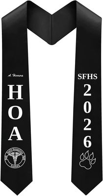 SFHS HOA 2026 Grad Stoles